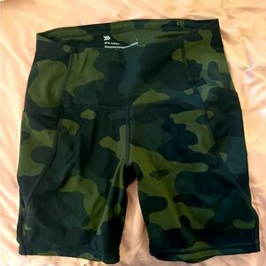 All Motion 3/4 Army Armor Gym Shorts